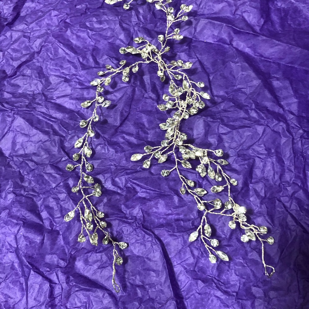 Bridal Headpiece Rhinestone - Picture 8 of 12